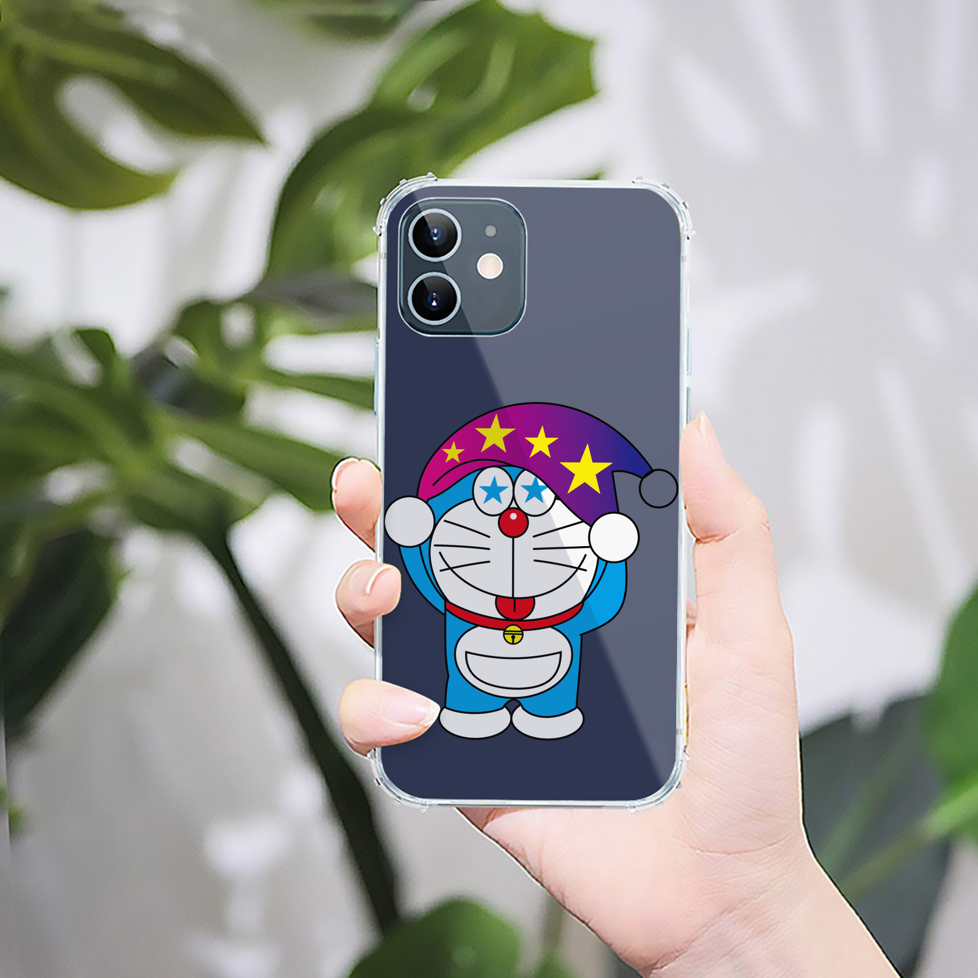 （画像用） ドラえもん Doraemon 【iPhone 12シリーズ対応】透明スマホケース（クリアソフトケース）